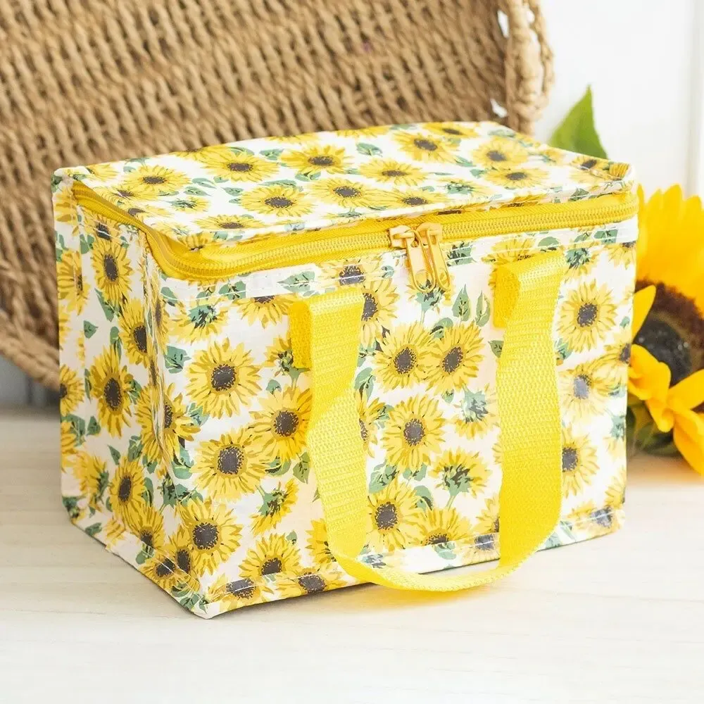 Bags and backpacks - Sunflower Print Lunch Bag - SOMETHING DIFFERENT WHOLESALE