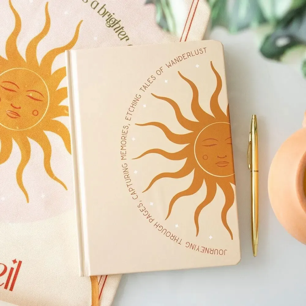 Stationery - Sun A5 Notebook - SOMETHING DIFFERENT WHOLESALE