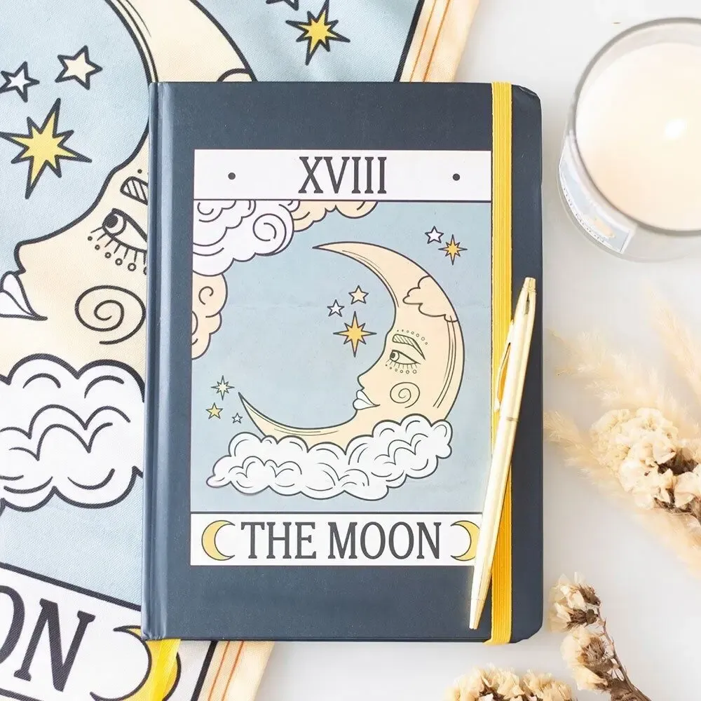 Papeterie - Carnet de notes A5 vintage Tarot de la Lune - SOMETHING DIFFERENT WHOLESALE
