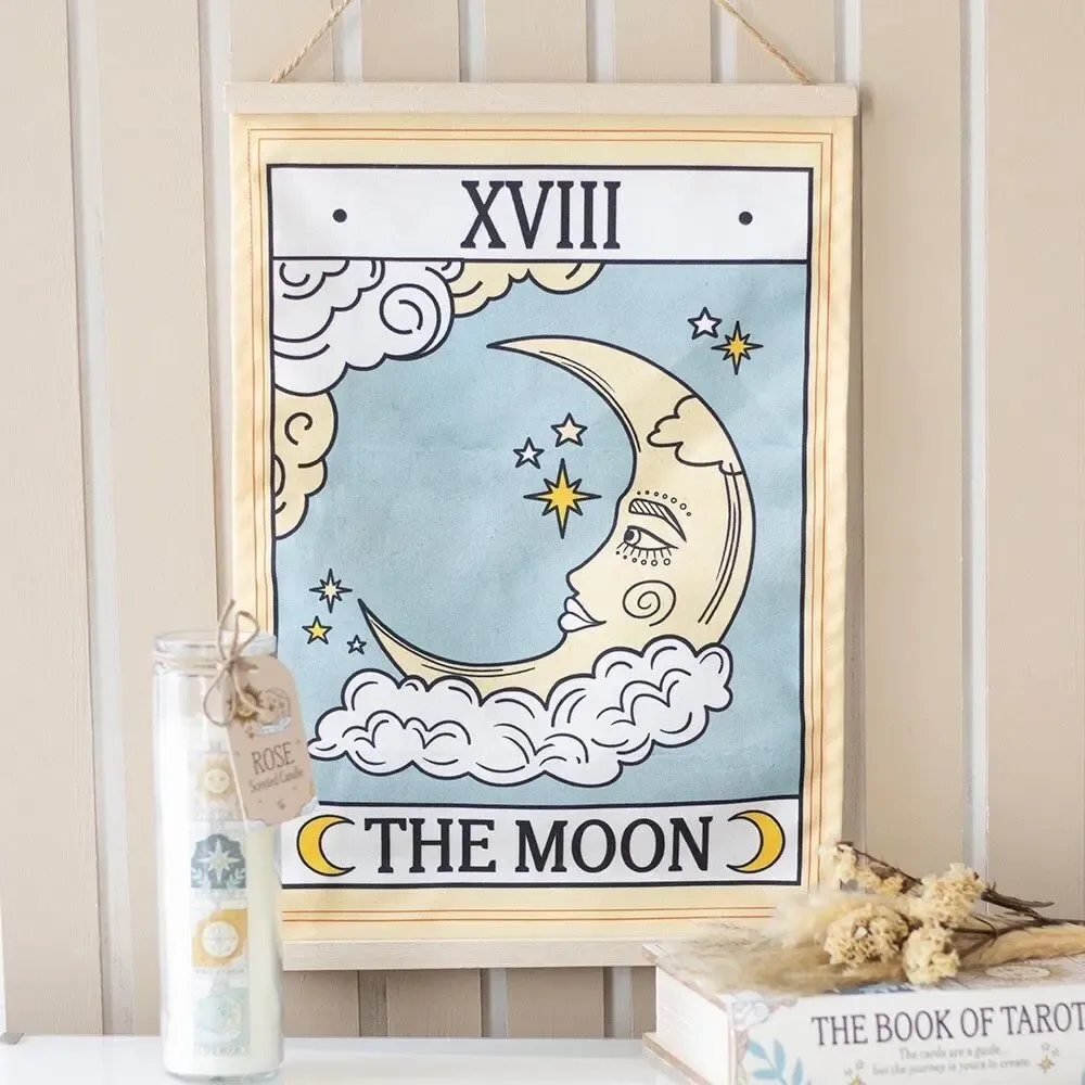 Other wall decoration - The Moon Vintage Tarot Wall Hanging - SOMETHING DIFFERENT WHOLESALE