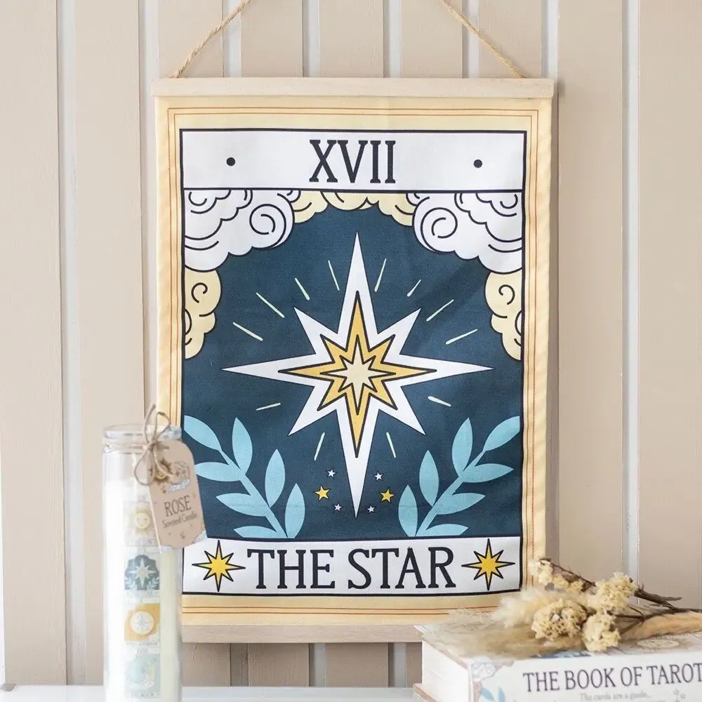 Other wall decoration - The Star Vintage Tarot Wall Hanging - SOMETHING DIFFERENT WHOLESALE