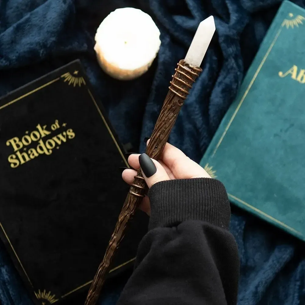 Objets de décoration - Baguette de cristal de quartz mince pour purifier l'aura énergétique - SOMETHING DIFFERENT WHOLESALE