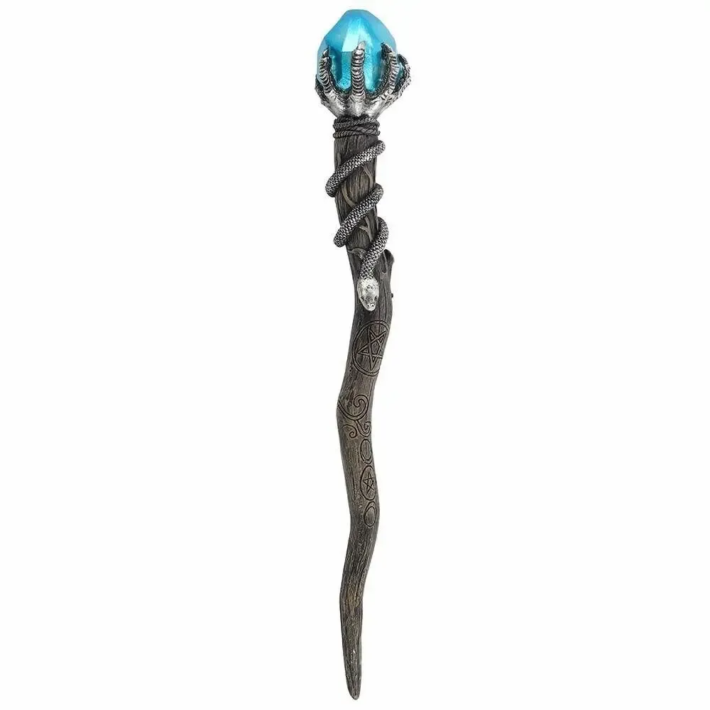 Decorative objects - Silver Claw Wand with Blue Gem - SOMETHING DIFFERENT WHOLESALE