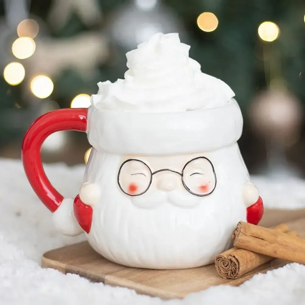 Mugs - Santa Claus Shaped Mug - SOMETHING DIFFERENT WHOLESALE