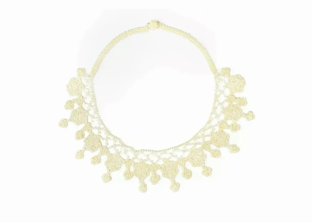 Jewelry - REFINED ORIENTAL INSPIRED LACE NECKLACE, SONYA - KARAWAN AUTHENTIC