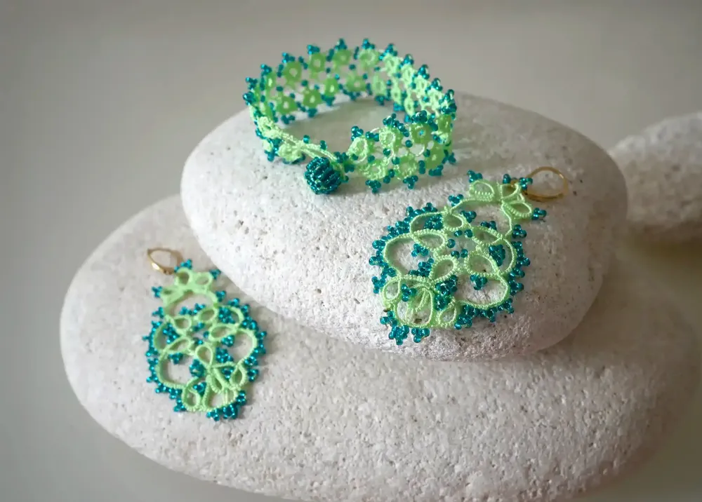 Jewelry - HANDMADE LACE TEXTILE BRACELET, HUSNU, OYA COLLECTION - KARAWAN AUTHENTIC