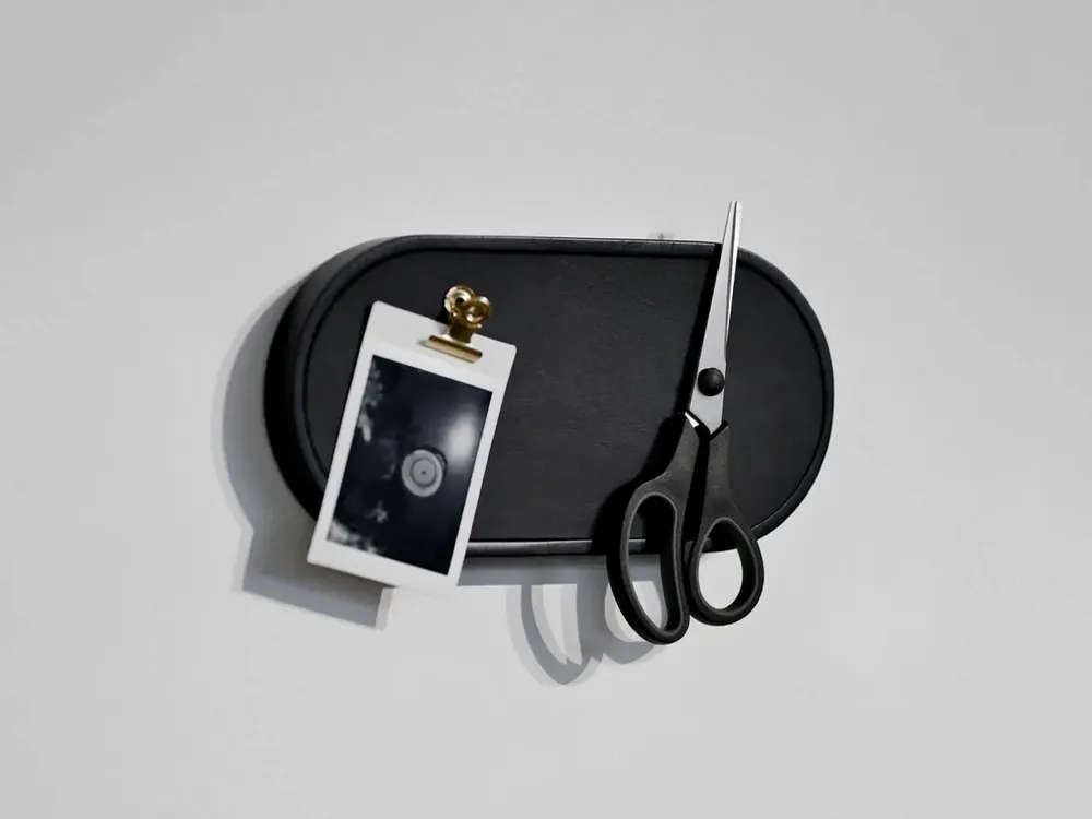 Organizer - NORDIC ECLIPSE Magnetic Catchall – Wood & Leather Wall Organizer - WOOD MOOD | :DODOMOOM