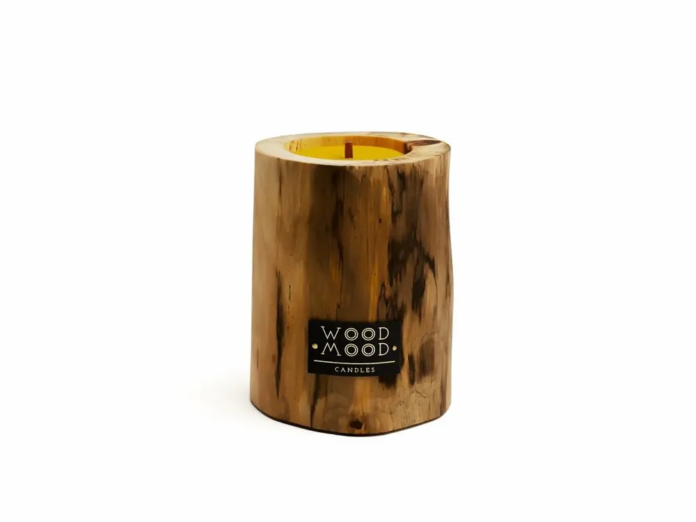 Candles - UBUD Original – Refillable Handcrafted Natural Wood Candle - WOOD MOOD | :DODOMOOM