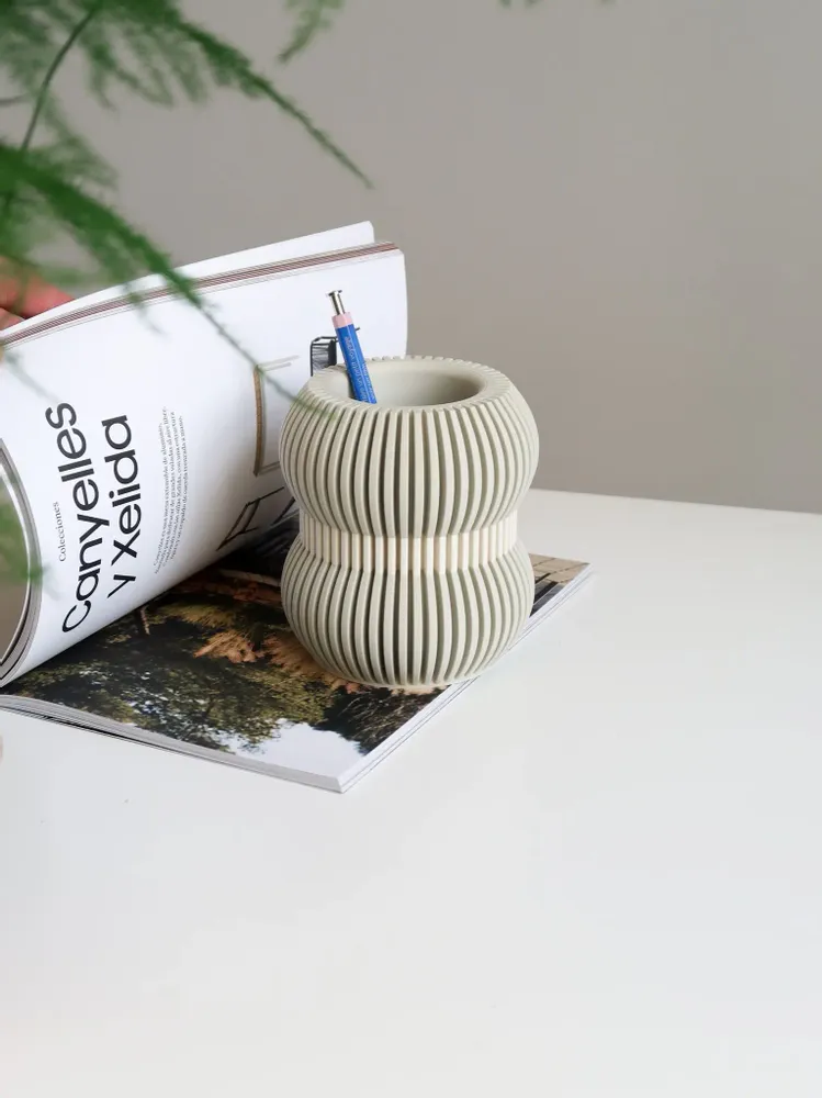 Organizer - DESK ORGANIZER - TRIS PEN HOLDER - MENDELEK STUDIO