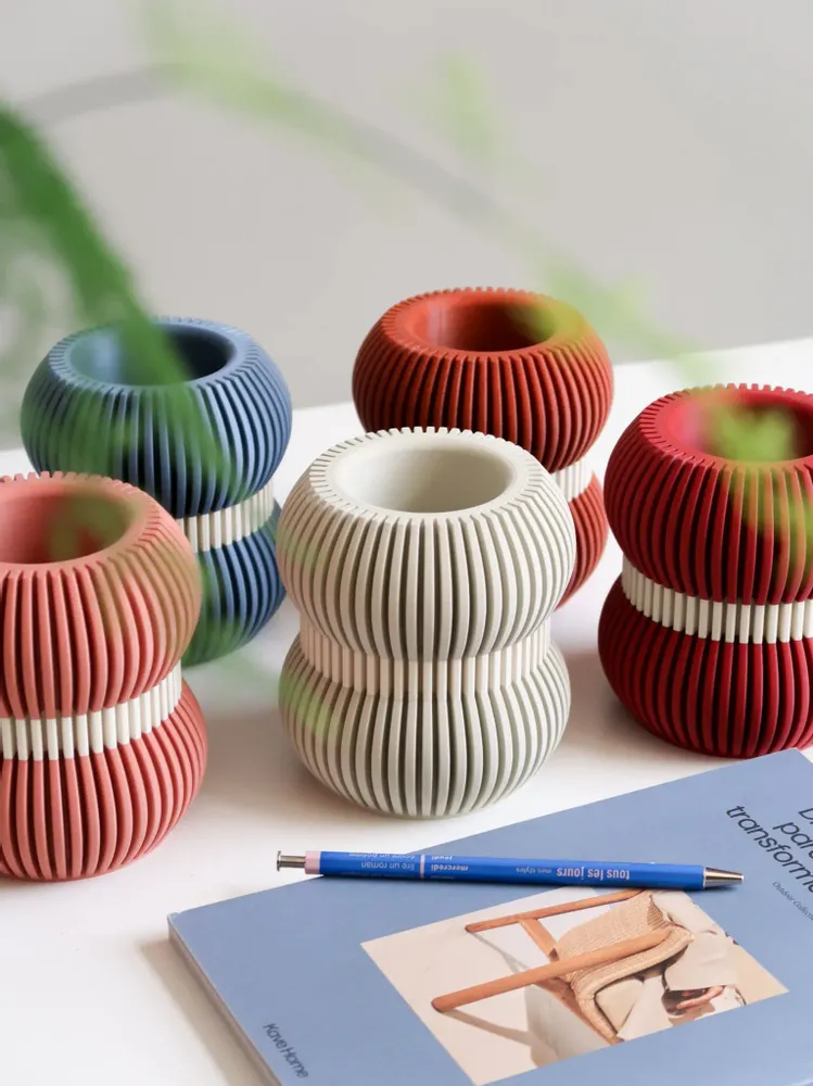 Organizer - DESK ORGANIZER - TRIS PEN HOLDER - MENDELEK STUDIO