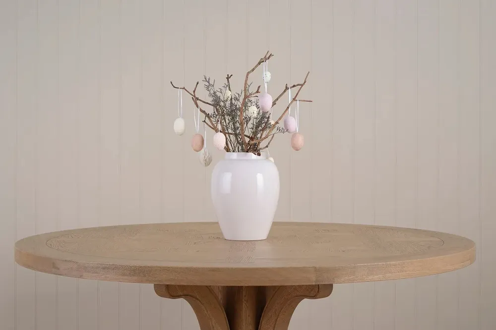 Objets de décoration - 4 œufs de Pâques en papier blanc à suspendre - WE LOVE SEASONS