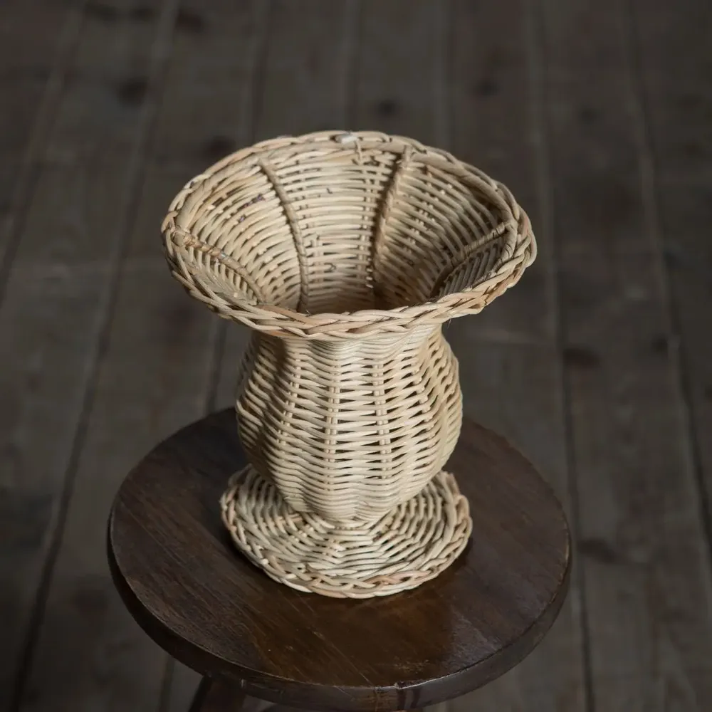 Vases - Rattan Olympia Vase - MAHE HOMEWARE