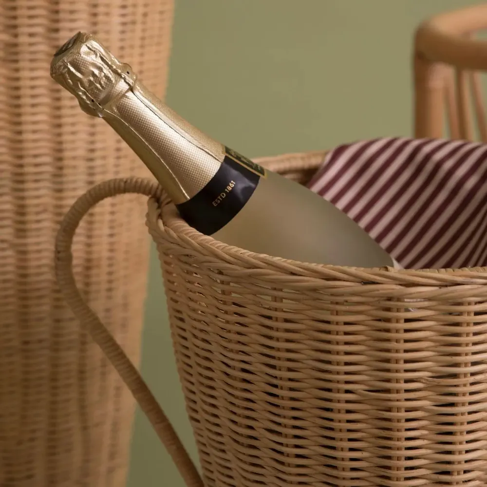 Decorative objects - Rattan Champagne Bucket Stand - MAHE HOMEWARE