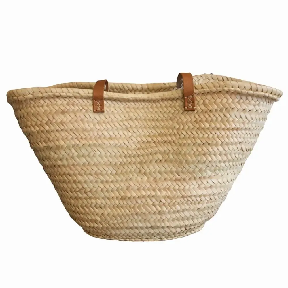 Bags and totes - Rattan beach tote bag - Le Safi - BERBER LEATHER