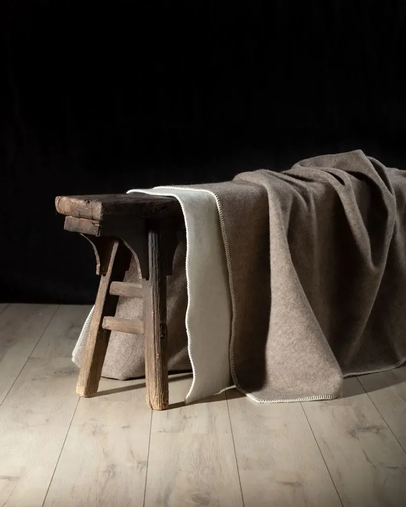 Linge de lit - Couverture de lit en laine ECO FOSSIL - simple - MOST-BLANKETS