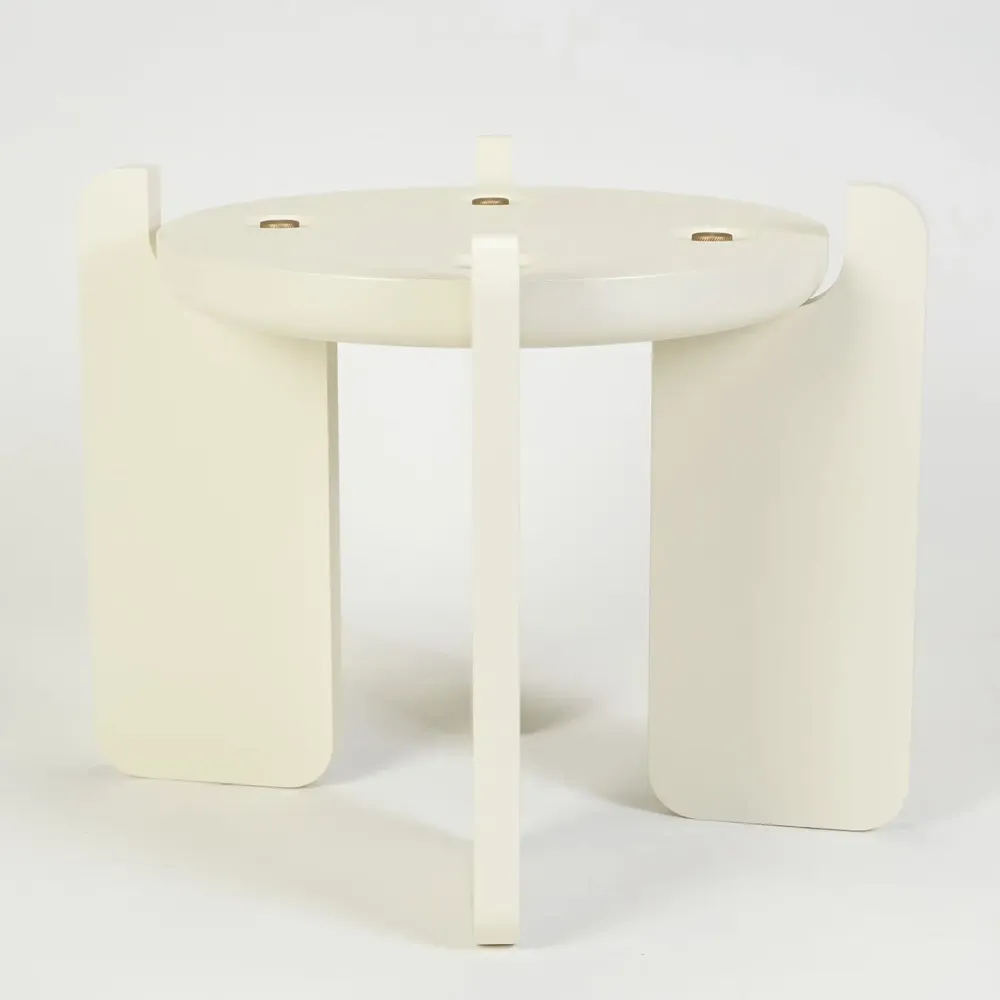 Tables basses - Table d'appoint Ipanema en bois laqué et laiton - DUISTT