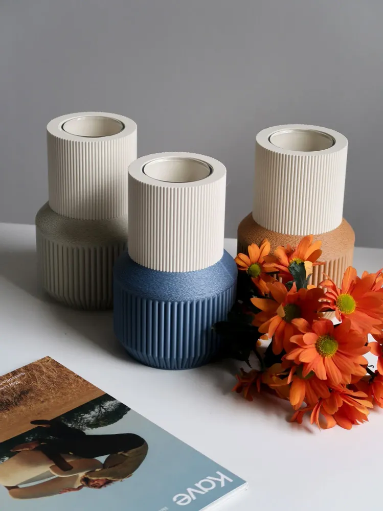 Vases - VASE - INSPIRÉ PAR LES BOUGIES - MENDELEK STUDIO