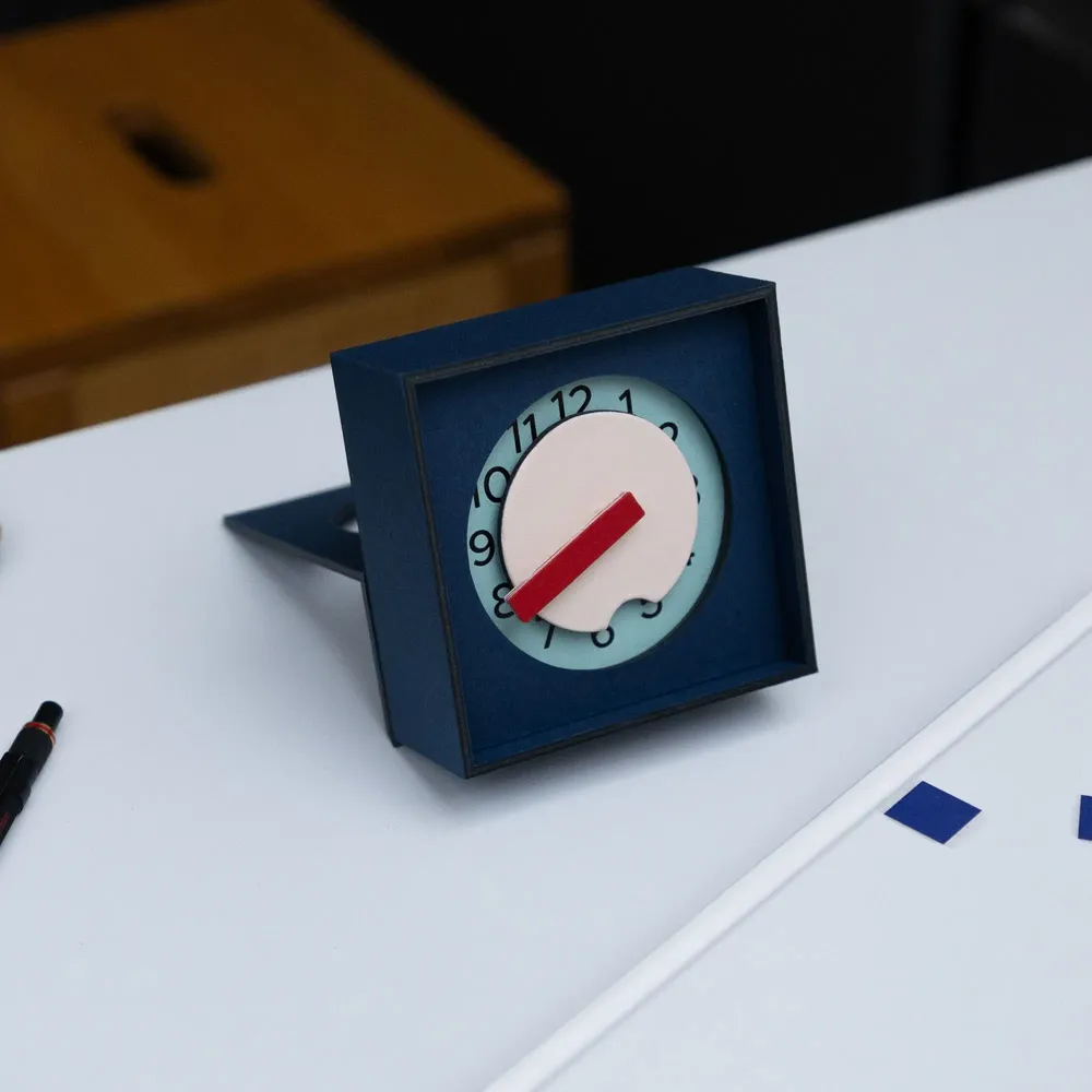 Clocks - Jikan Clock - Yellow - PAPER FOR PAPER