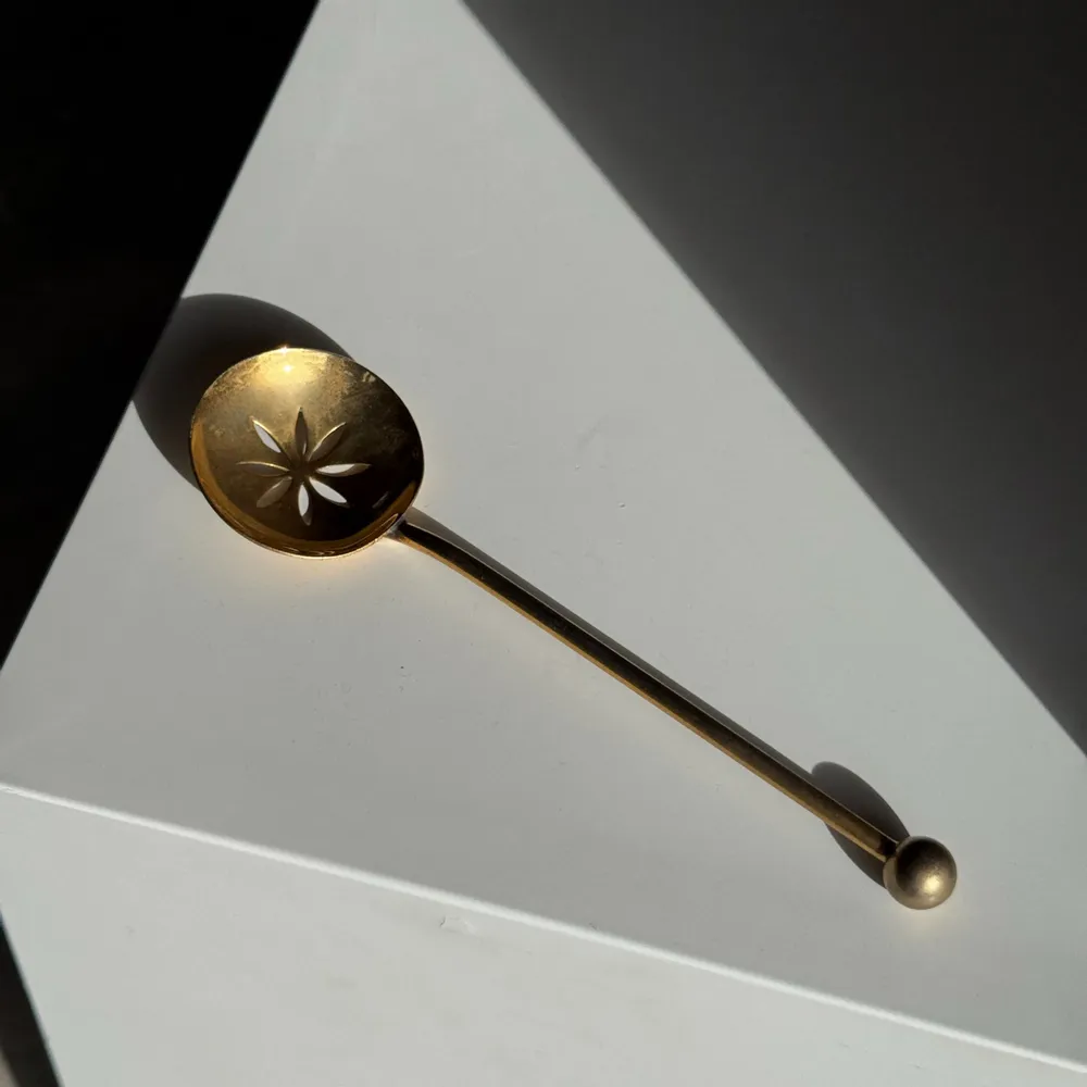 Platter and bowls - Small gold-plated diamond-tipped glass ice bucket - OFFICE OBJETS