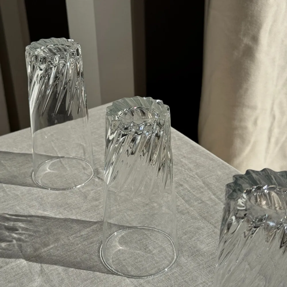 Verres - Lot de 6 verres à orangeade en verre H14,5 D7 - OFFICE OBJETS