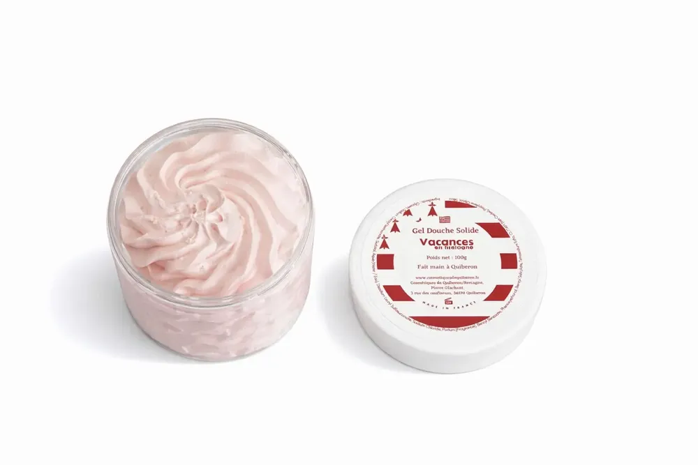 Gifts - Solid shower gel (shower foam) - Vacances in Brittany - 100g - COSMÉTIQUES DE QUIBERON