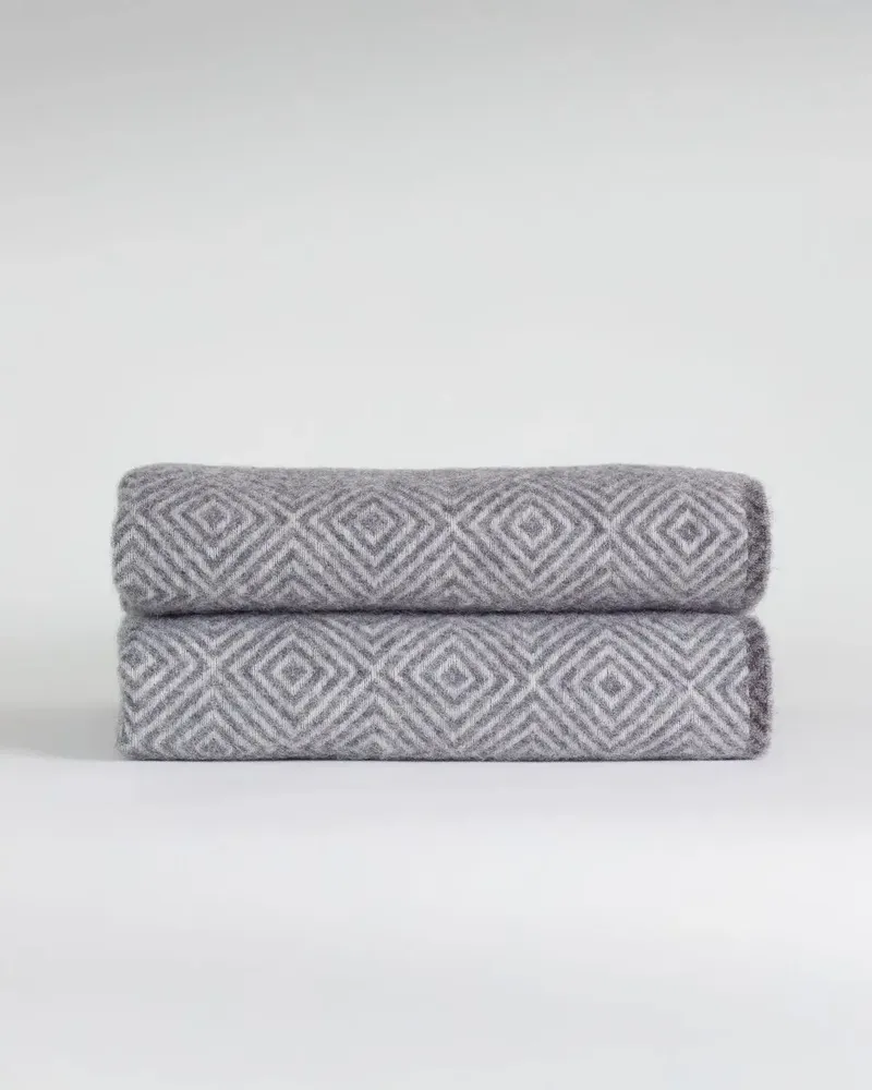 Plaids - Plaid en laine VENEZIA Grey - MOST-BLANKETS