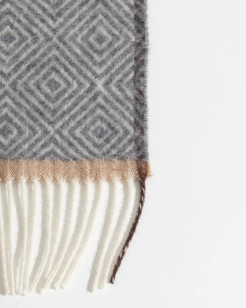 Plaids - Plaid en laine VENEZIA Grey - MOST-BLANKETS