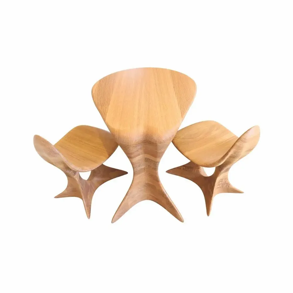 Tables basses - Collection Aphrodite | Série d’Ensembles Exclusifs | Chêne Massif - NEXART ENGINEERING