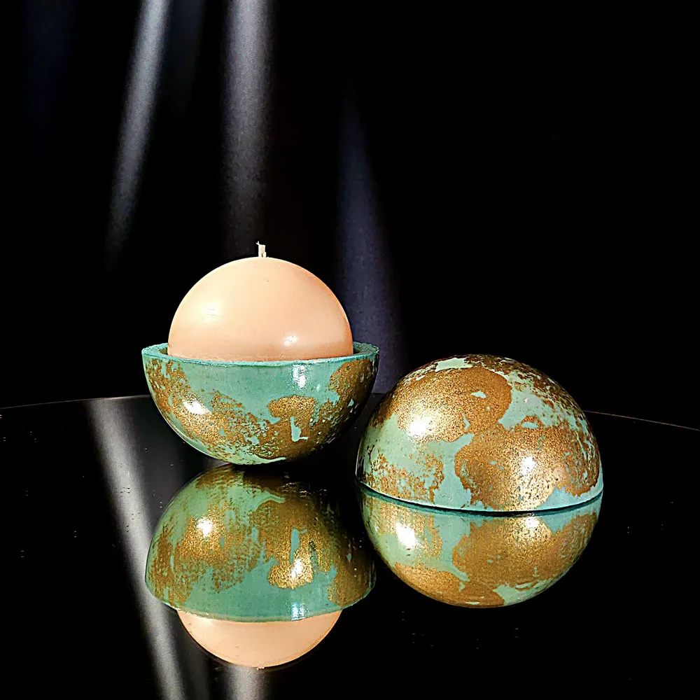 Candles - jasmine globe candle - PONPON CURIOSITAS