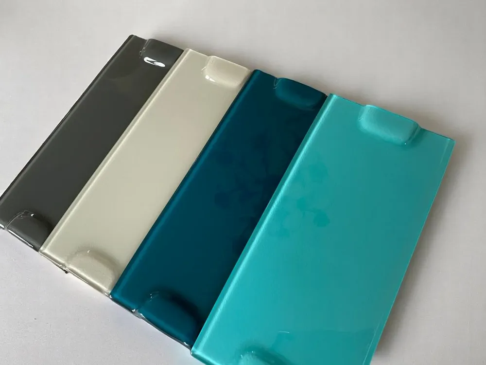 Platter and bowls - hand made cheese board, glass cutting board, cheese and cake platter - ROSE CORAIL DECO