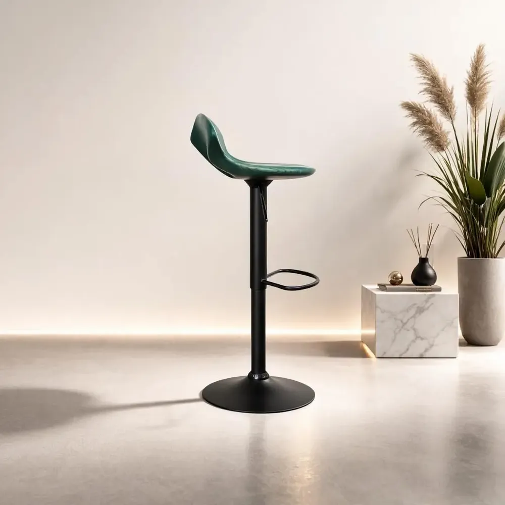 Chairs - Elysia | Sculpted Bar Chair | European Oak Wood - NEXART