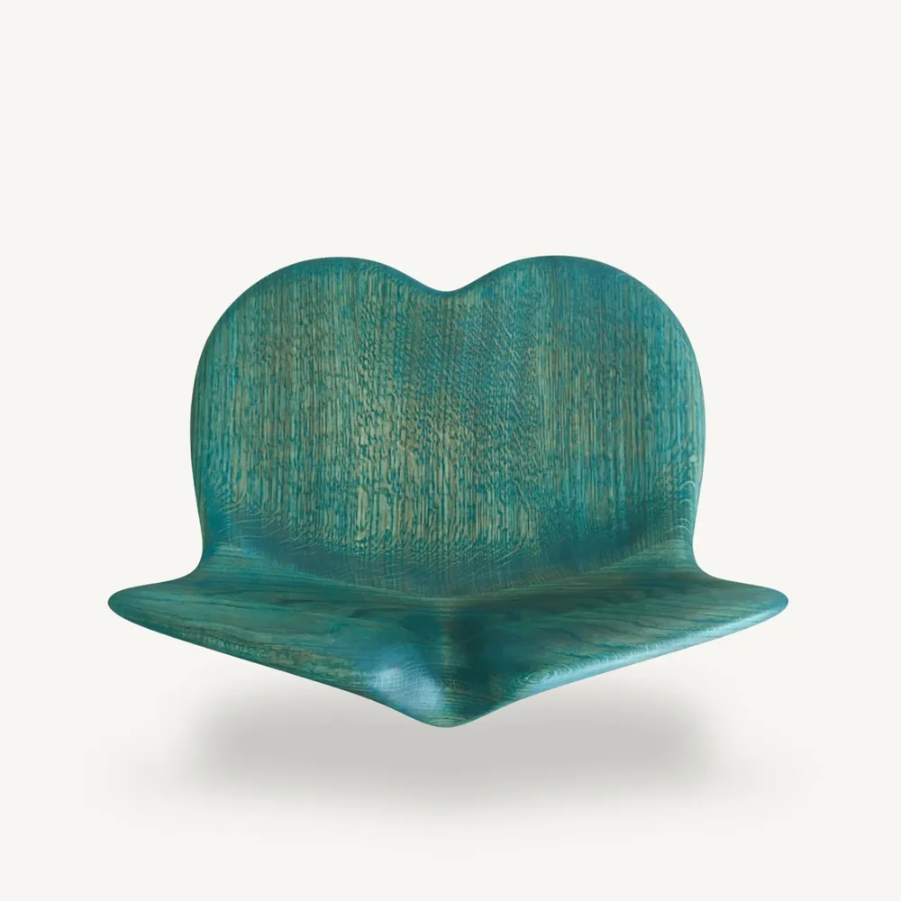 Chairs - Elysia | Sculpted Bar Chair | European Oak Wood - NEXART