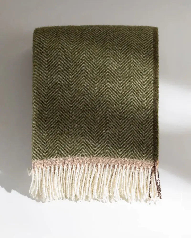 Plaids - Plaid en laine Denver olive - MOST-BLANKETS