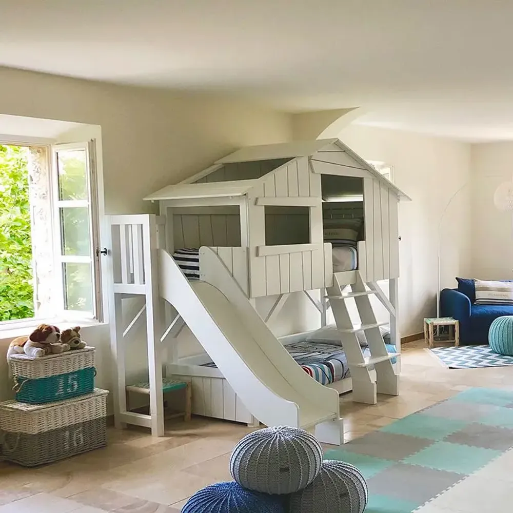 Beds - CABIN BED AND SLIDE - MATHY BY BOLS