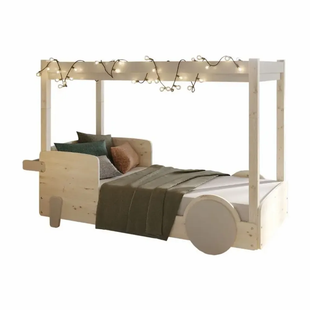 Chambres d'enfants - LIT BALDAQUIN ET TIROIR DISCOVERY 1 - MATHY BY BOLS