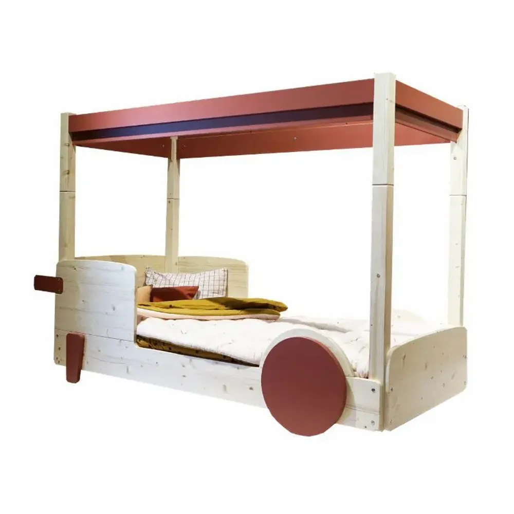 Chambres d'enfants - LIT BALDAQUIN ET TIROIR DISCOVERY 1 - MATHY BY BOLS