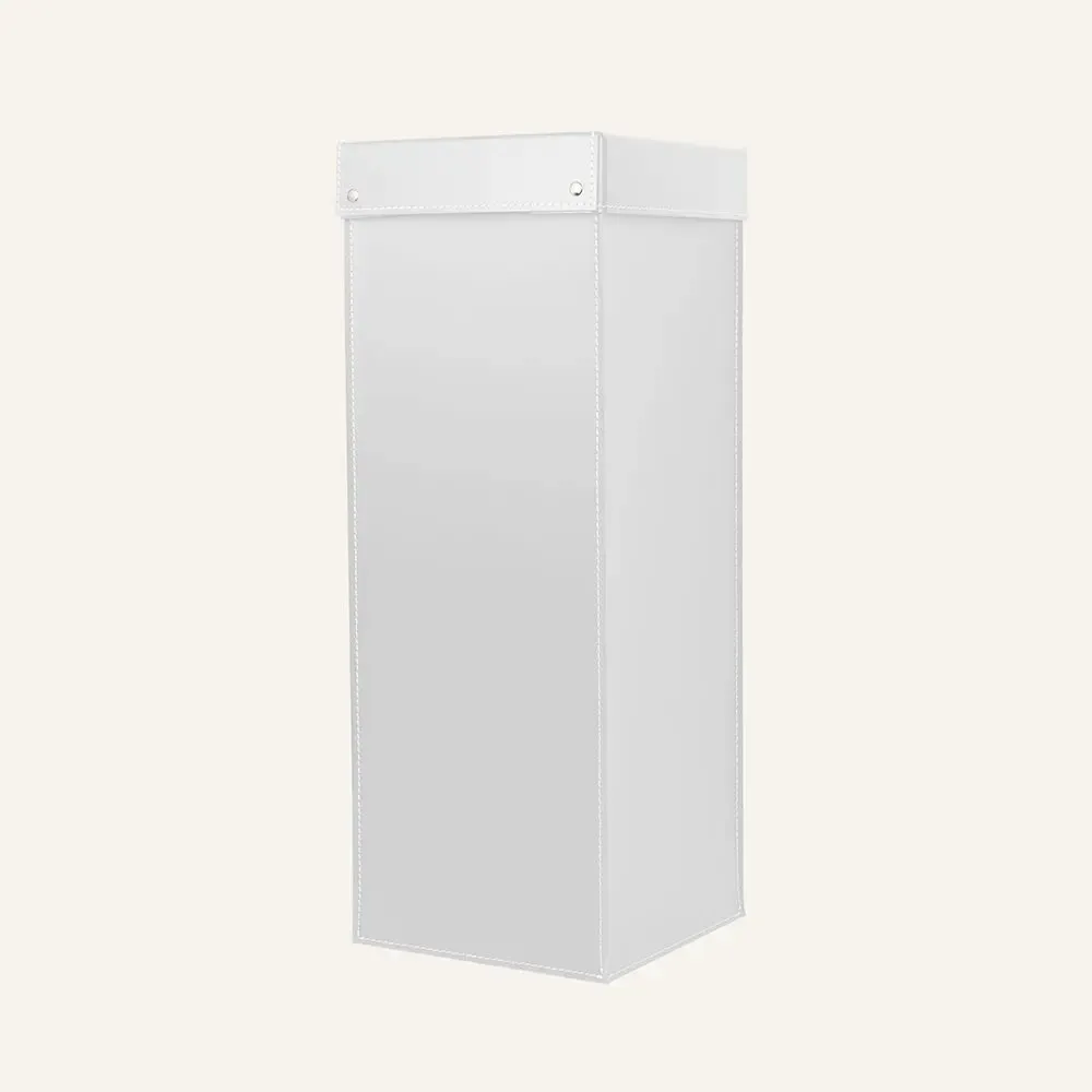 Design objects - Tall Regenerated Leather Waste Bin HOQUA - LIMAC DESIGN