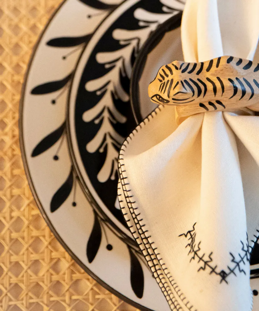 Assiettes au quotidien - Dark Helecho Side Plate - CASA LATINA