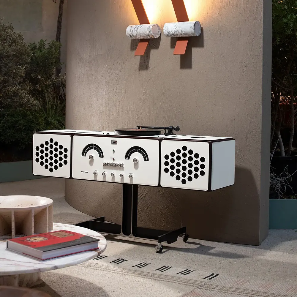 Enceintes et radios - radiofonografo rr226 blanc - BRIONVEGA