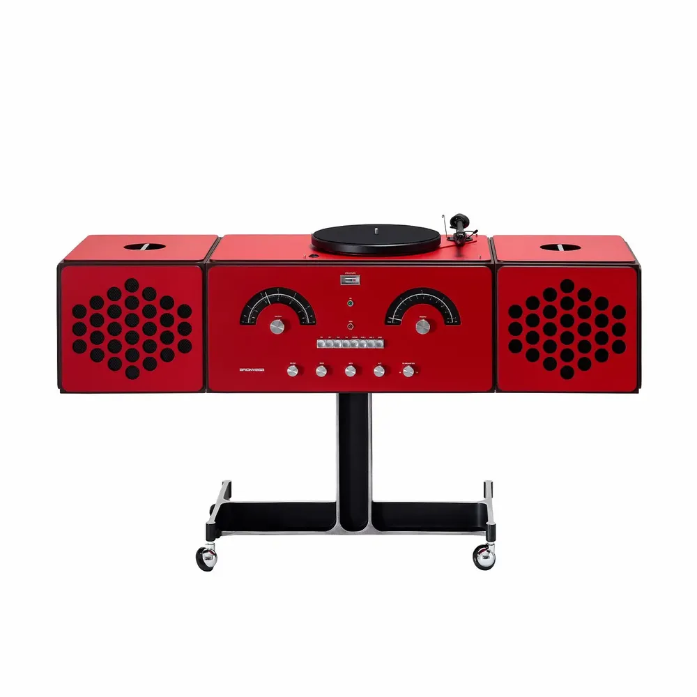 Enceintes et radios - radiofonografo rr226 rouge - BRIONVEGA