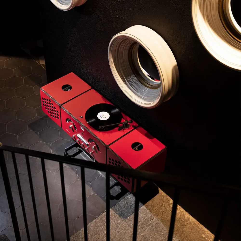 Enceintes et radios - radiofonografo rr226 rouge - BRIONVEGA