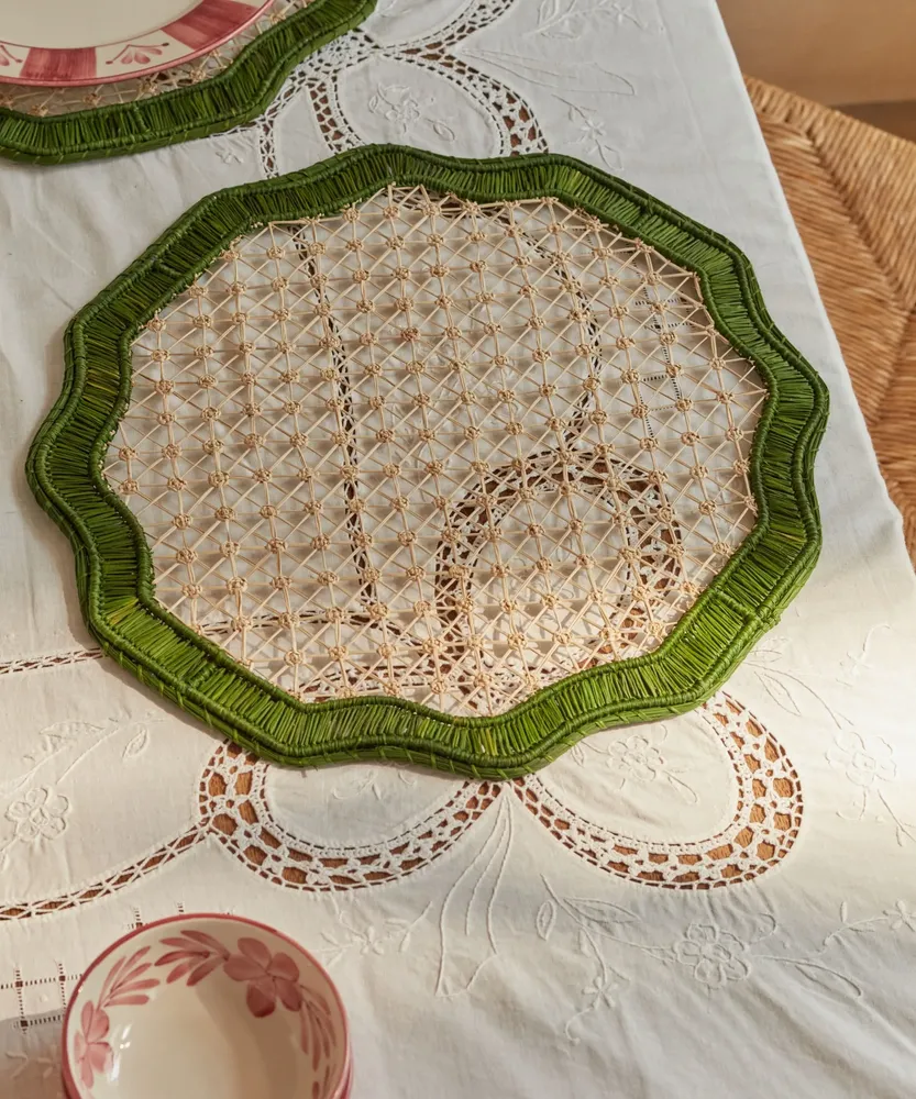 Linge de table textile - Set de Table Deco en Iraca - CASA LATINA