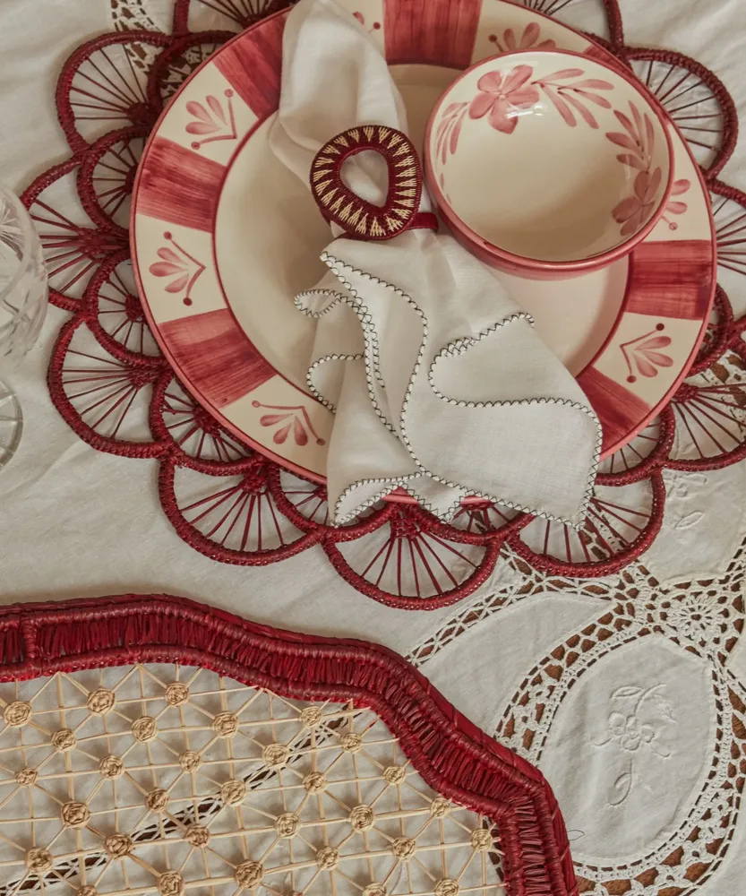 Kitchen linens - Margarita Iraca Placemat - CASA LATINA