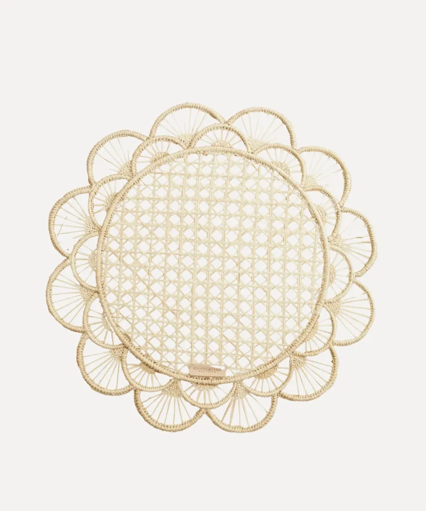 Kitchen linens - Margarita Iraca Placemat - CASA LATINA