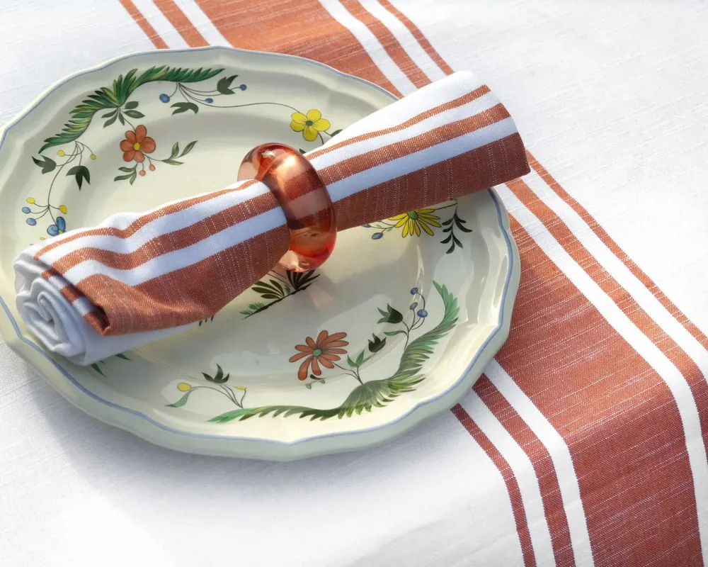 Linge de table textile - Set de 4 serviettes Lou NOUVELLE COLLECTION - ML FABRICS