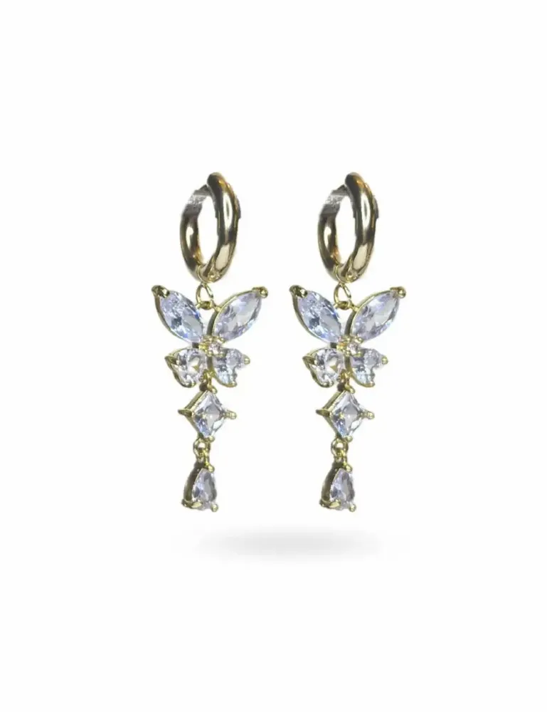 Bijoux - Boucles d'oreilles Papillon - Paire - FASCINATO