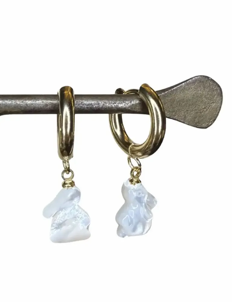 Bijoux - Boucles d'oreilles Lapin - Paire - FASCINATO