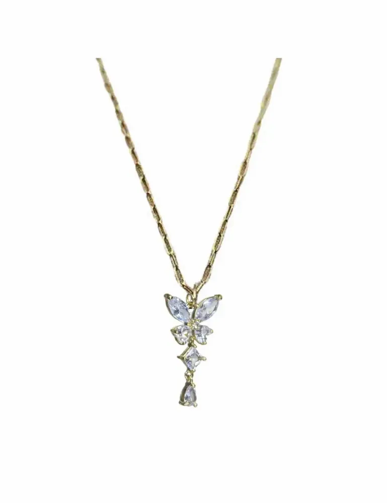 Bijoux - Collier Papillon - Chaîne S - FASCINATO