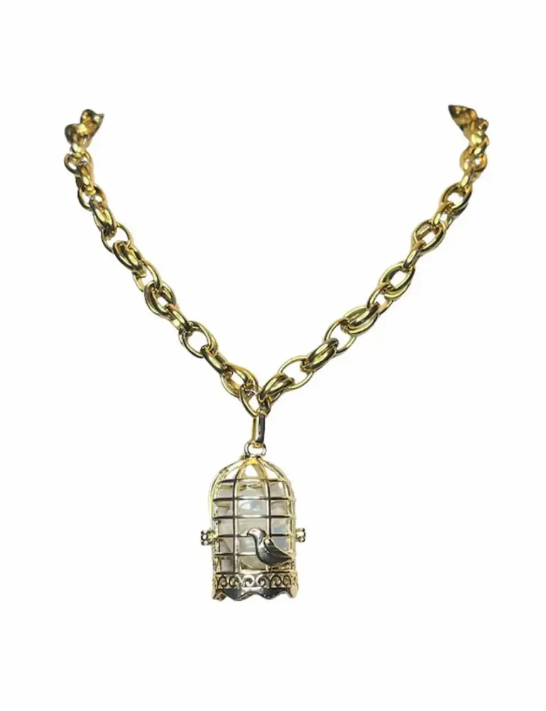 Bijoux - Collier Cage - Chaîne L - FASCINATO