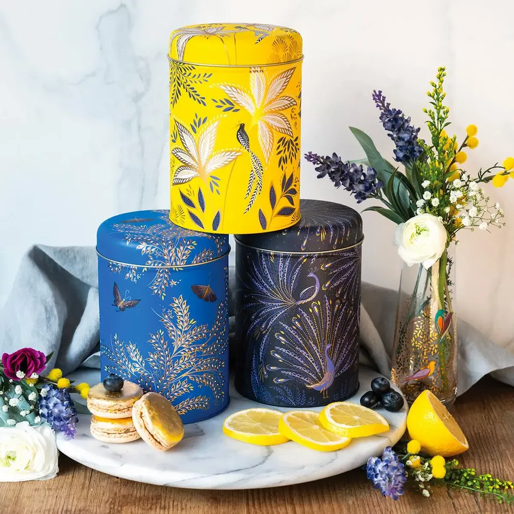 Cadeaux - Sara Miller London boîtes en métal imprimé - MAISON ROYAL GARDEN